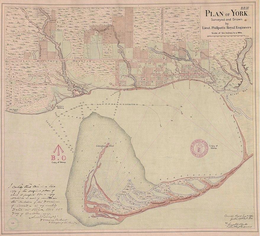 Зураг нутаг-Йорк, Торонто 1787-1884