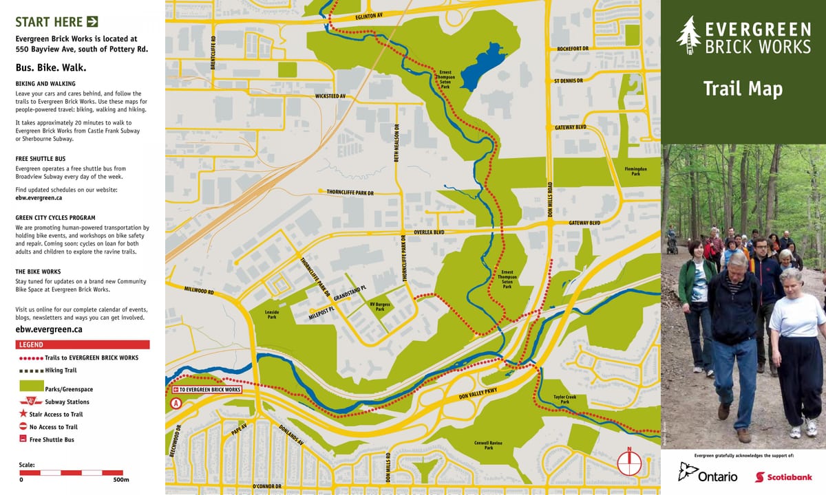 Зураг мөнх ногоон Brickworks Торонто trail