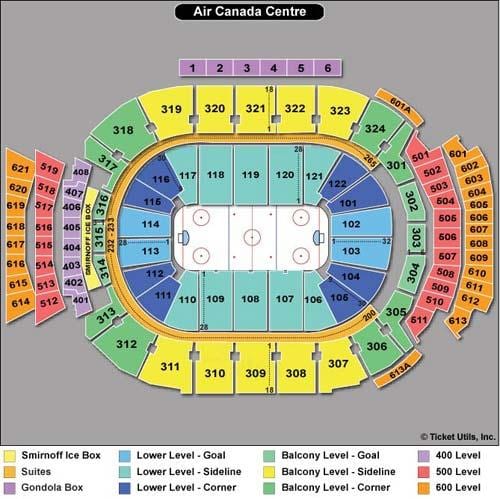 Зураг Air Canada Centre суудал - хэвээр байна