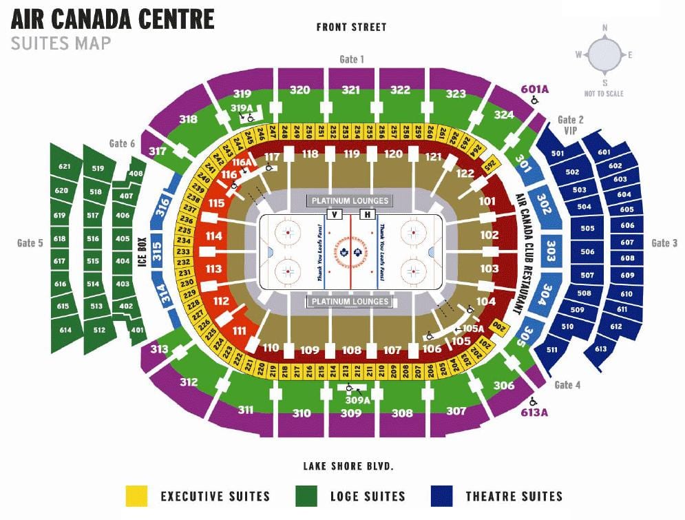 Зураг Air Canada Centre suites - хэвээр байна
