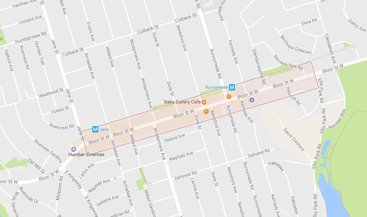 Зураг Bloor Баруун Тосгоны хөрш Торонто