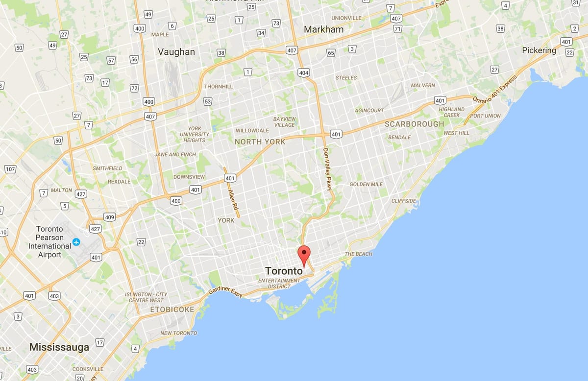 Зураг Corktown дүүргийн Торонто