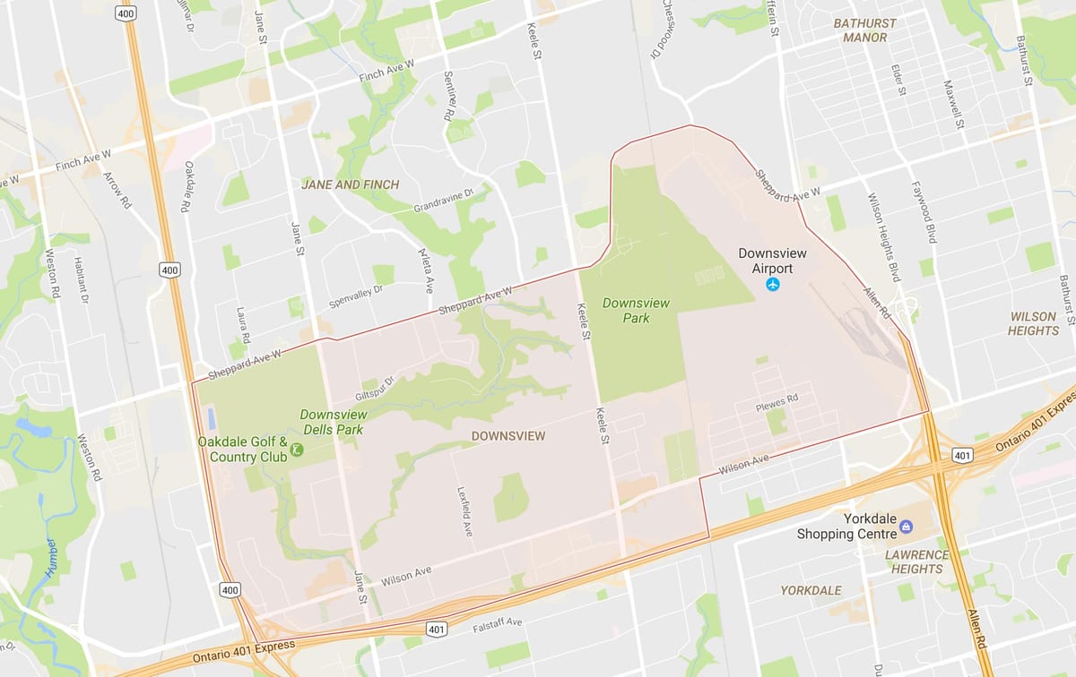 Зураг Downsview хөрш Торонто