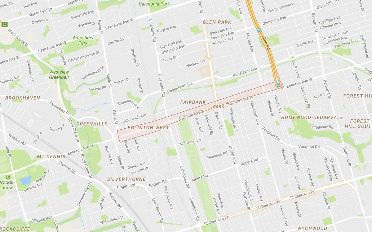 Зураг Eglinton Баруун хөрш Торонто