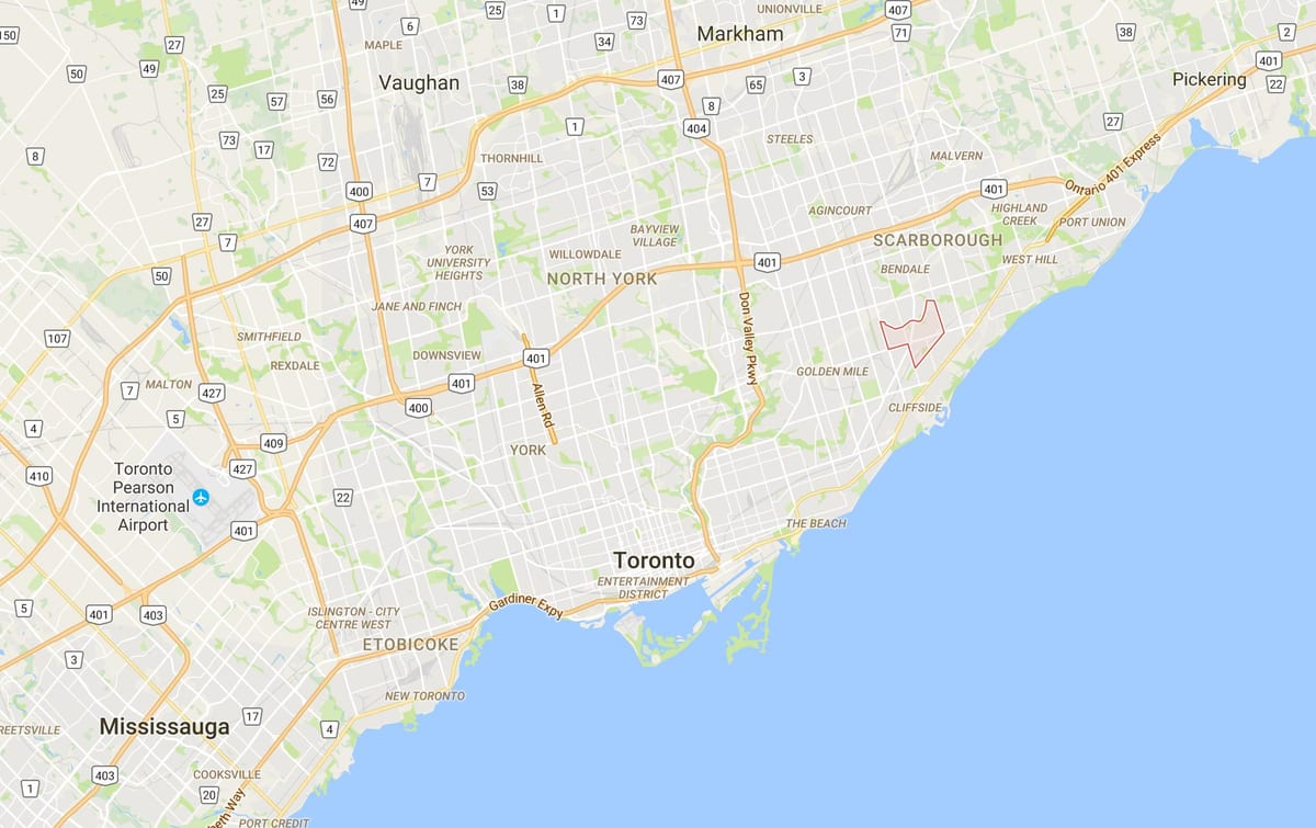 Зураг Eglinton Зүүн дүүргийн Торонто