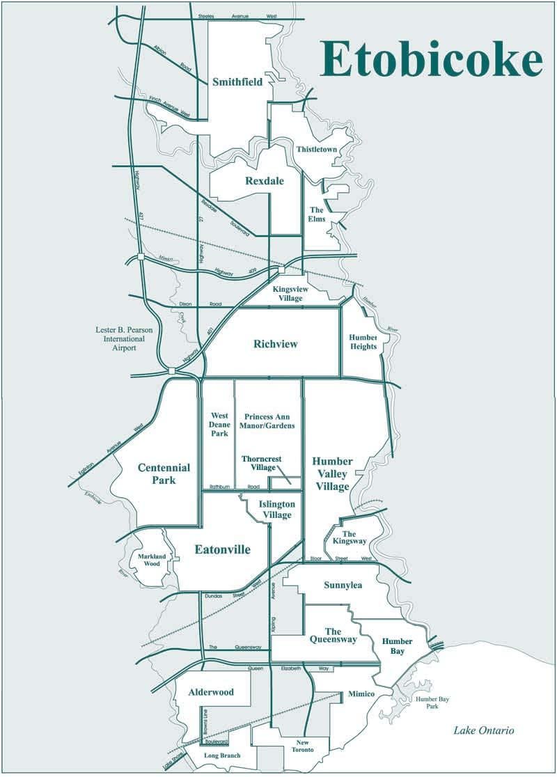 Зураг Etobicoke хөрш Торонто