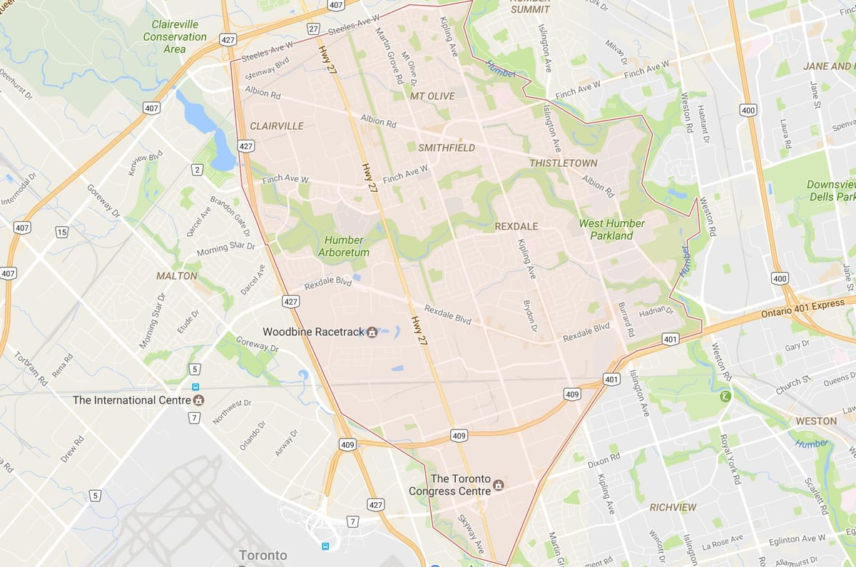 Зураг Rexdale хөрш Торонто