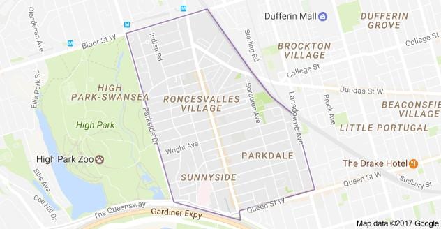 Зураг Roncesvalles тосгоны Торонто