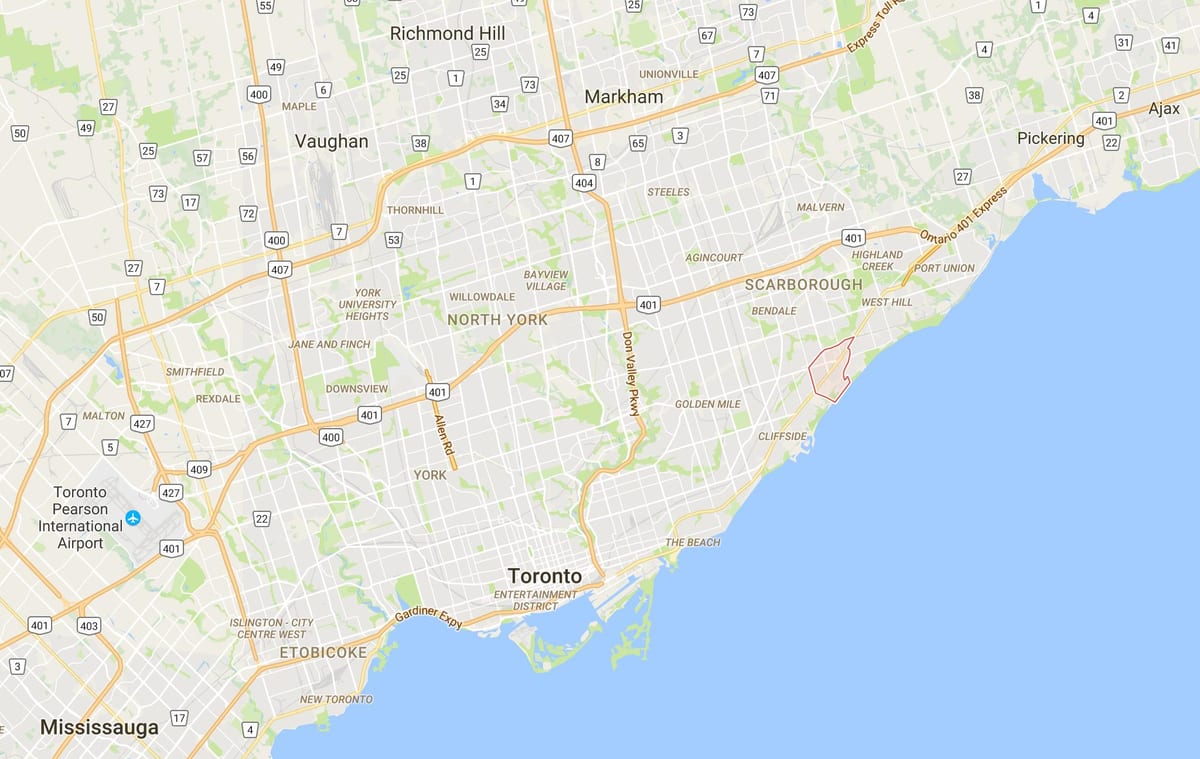 Зураг Scarborough Тосгоны дүүргийн Торонто