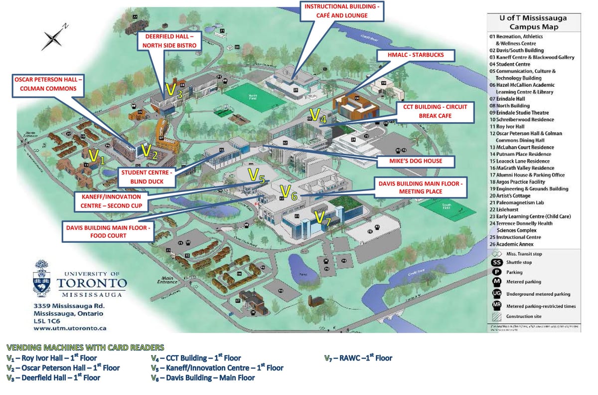 Зураг university of Toronto Mississauga оюутны хоол үйлчилгээ