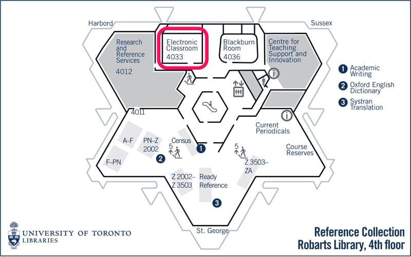 Зураг university of Toronto Robarts номын сангийн электрон хичээлийн