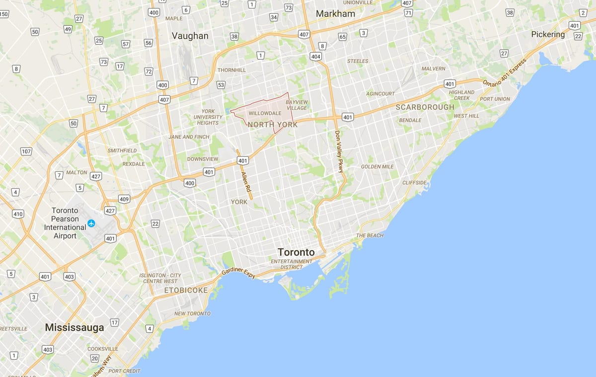Зураг Willowdale дүүргийн Торонто