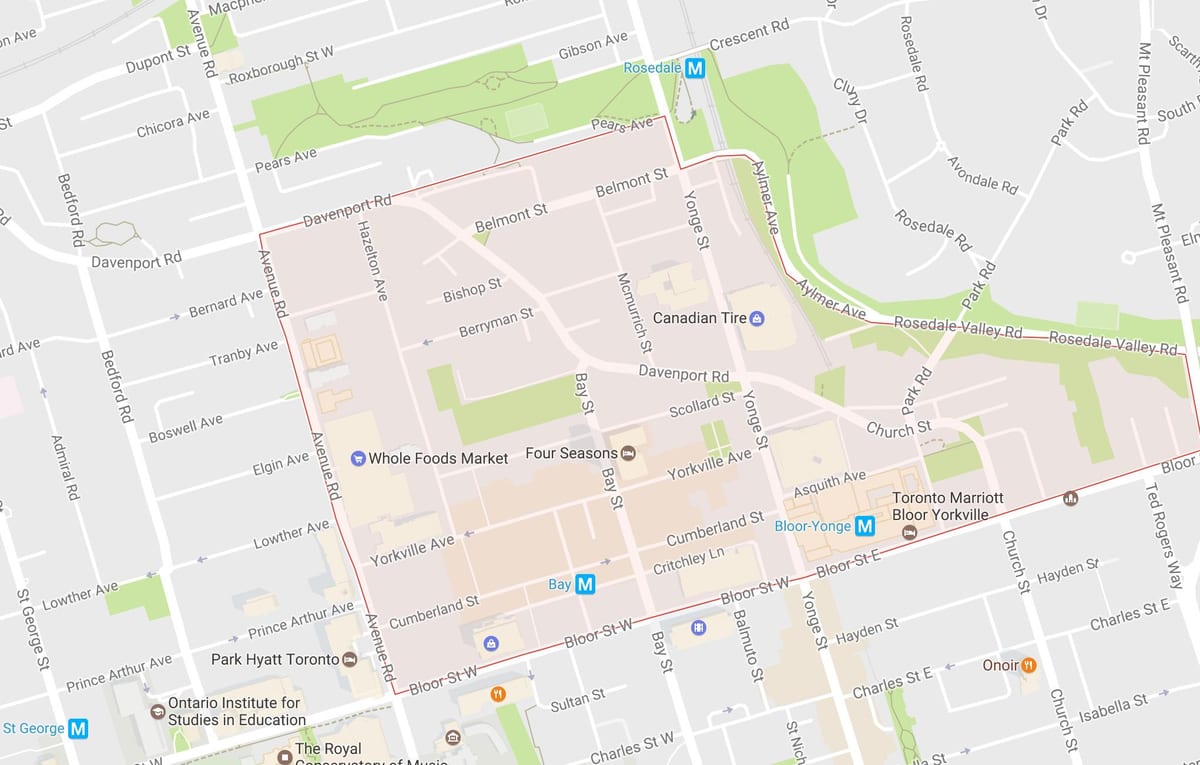 Зураг Yorkville хөрш Торонто