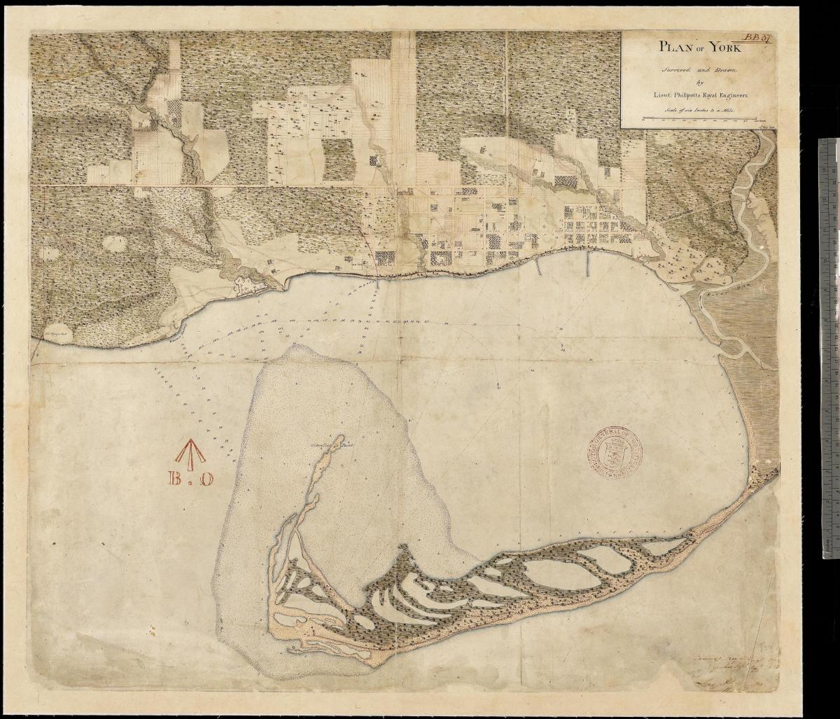 Зураг нутаг-Йорк, Торонто хамгийн анхны centure 1787-1884