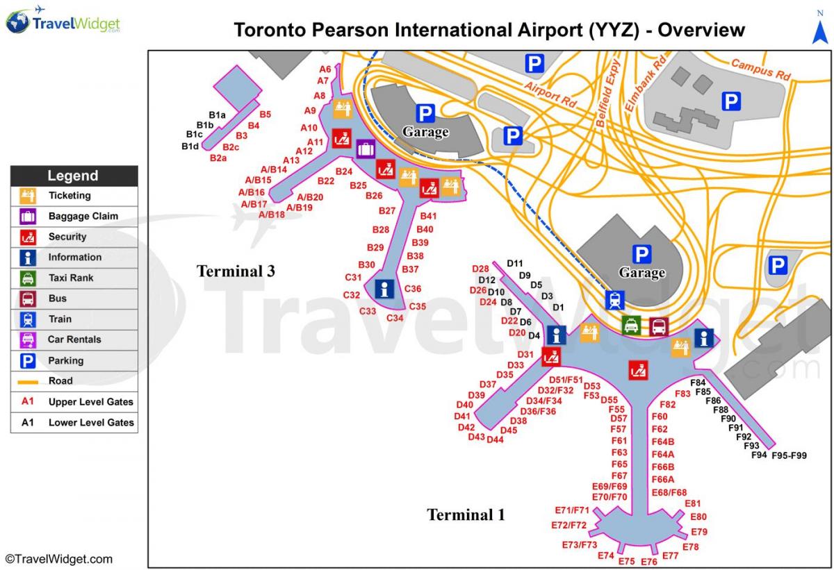 Зураг Торонто Pearson олон улсын нисэх онгоцны буудал