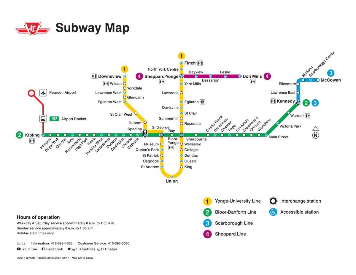 Зураг Торонто TTC метро