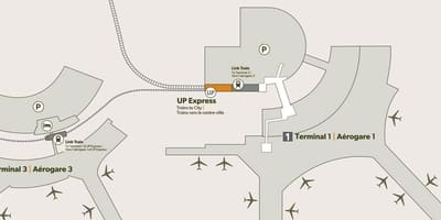 Зураг нисэх онгоцны буудал Pearson галт тэрэгний буудал