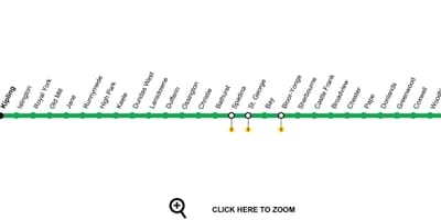 Зураг Торонто метроны шугам 2 Bloor-Danforth