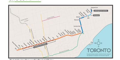 Зураг Торонто метроны шугам 5 Eglinton