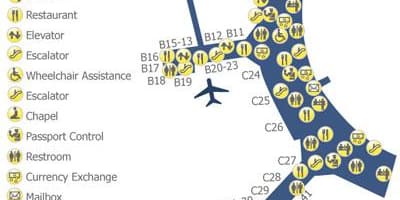 Зураг Торонто Pearson нисэх онгоцны буудлын терминал 3
