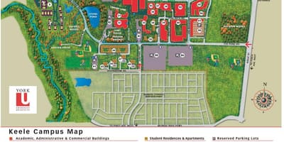 Газрын зураг-Йоркийн их сургуулийн keele хотхон