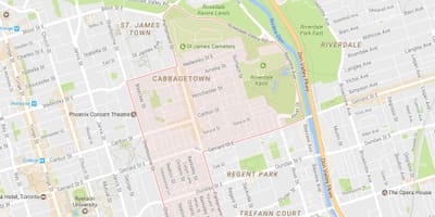 Зураг Cabbagetown хөрш Торонто