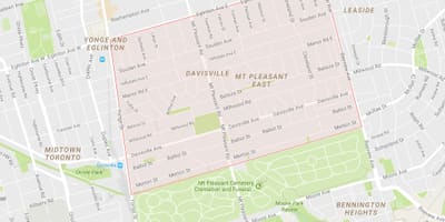 Зураг Davisville Тосгоны хөрш Торонто
