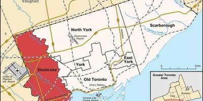 Зураг Etobicoke дүүргийн Торонто