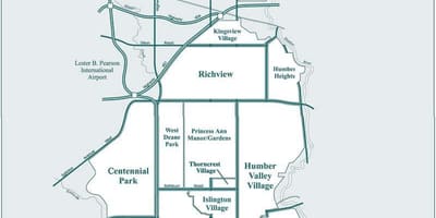 Зураг Etobicoke хөрш Торонто