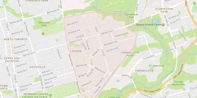 Зураг Leaside хөрш Торонто