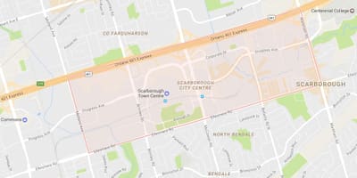 Зураг Scarborough Хотын Төв хөрш Торонто