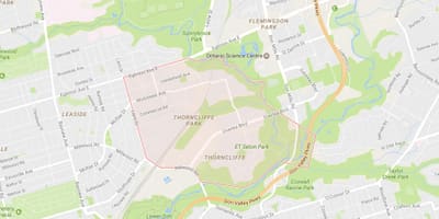 Зураг Thorncliffe Парк хөрш Торонто
