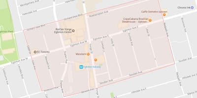 Зураг Yonge, Eglinton хөрш Торонто