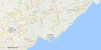 Газрын зураг газрын Самрын дүүргийн Торонто